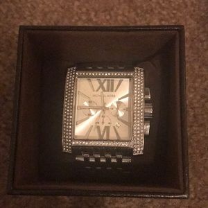 Over size Stainless steal Michael Kors watch
